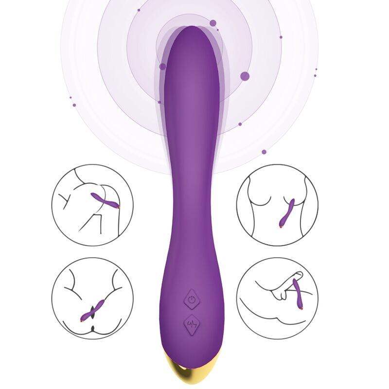 ARMONY - FLAMINGO VIBRATOR MULTIPOSITION LILA - Vanelion Paradise