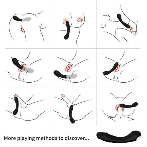 ARMONY - DILDO VIBRATOR G-SPOT SILIKON SCHWARZ - Vanelion Paradise