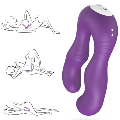 ARMONY - SERAPH VIBRATOR DOPPELTE FERNBEDIENUNG LILA