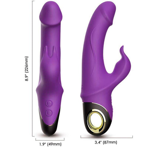 ARMONY - METEROR DILDO VIBRATOR RABBIT ROTATOR LILA - Vanelion Paradise