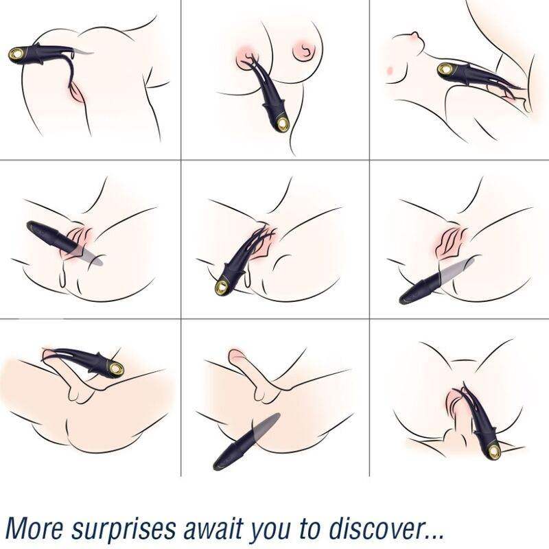 ARMONY - SHADOW VIBRATOR DOPPELKOPF TEASING BLAU - Vanelion Paradise