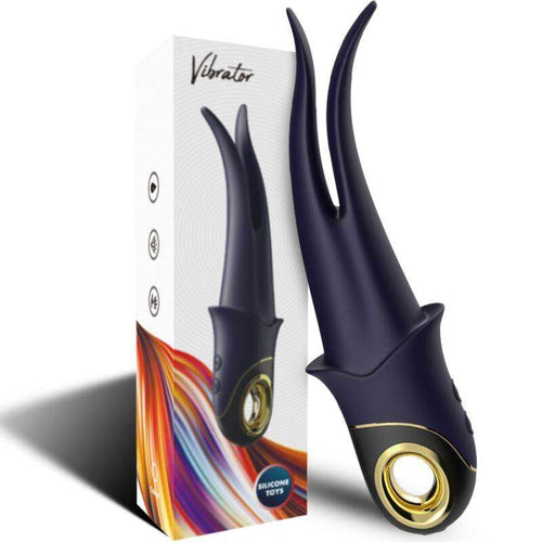 ARMONY - SHADOW VIBRATOR DOPPELKOPF TEASING BLAU - Vanelion Paradise