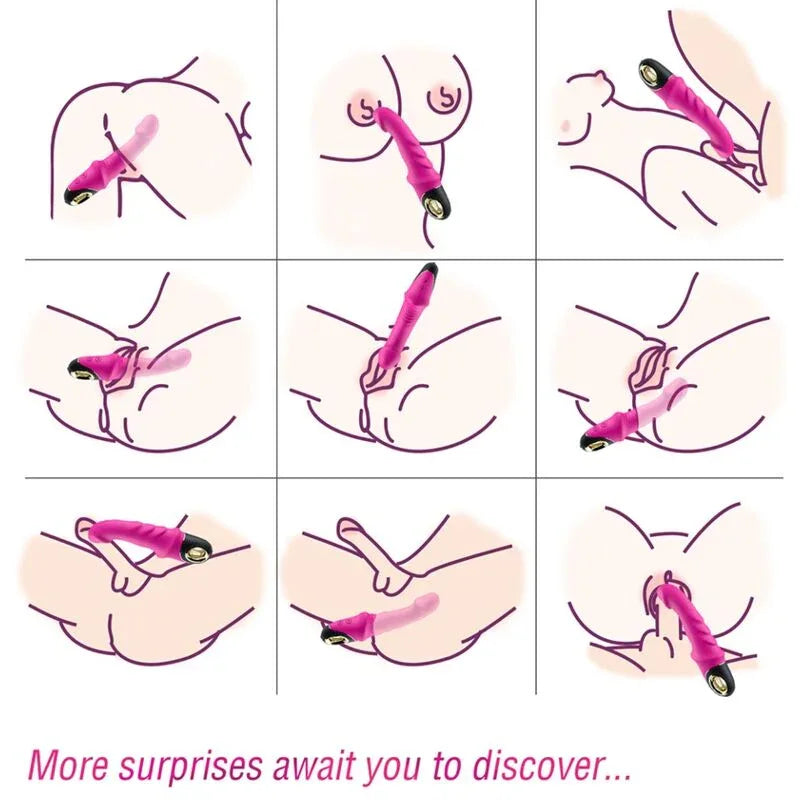 ARMONY - JOYBLADE DILDO VIBRATOR ROTATOR FUCHSIA - Vanelion Paradise