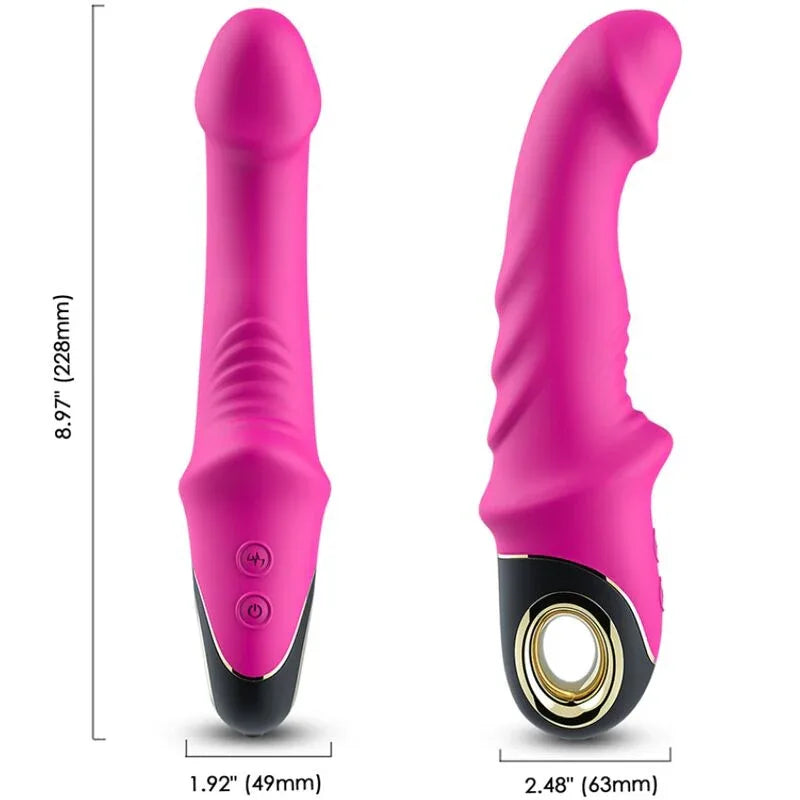 ARMONY - JOYBLADE DILDO VIBRATOR ROTATOR FUCHSIA - Vanelion Paradise