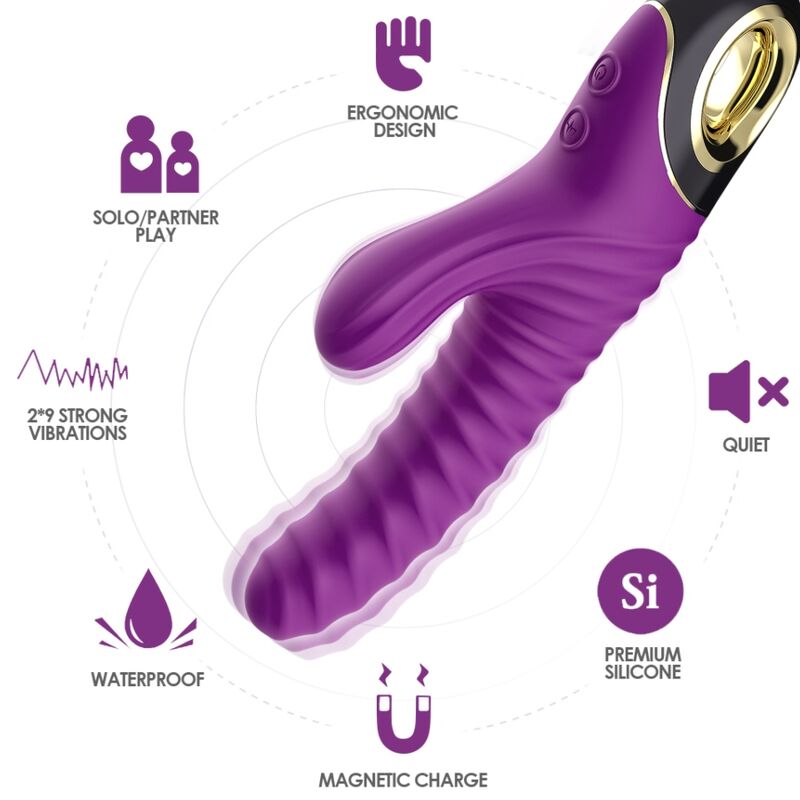 ARMONY - ETERNITY VIBRATOR SILIKON LILA