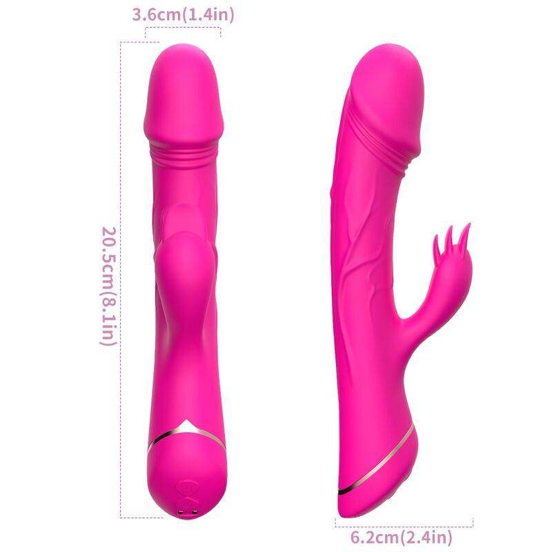 ARMONY - DILDO VIBRATOR KANINCHEN SILIKON FUCHSIA - Vanelion Paradise