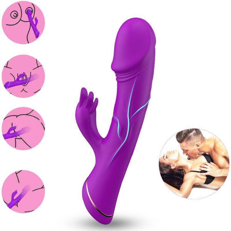 ARMONY - DILDO VIBRATOR KANINCHEN SILIKON LILA - Vanelion Paradise