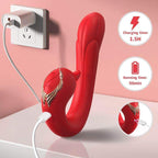 ARMONY - DELFIN VIBRATOR MULTIPOSITION & WÄRMEEFFEKT ROT - Vanelion Paradise