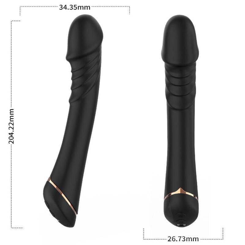 ARMONY - DILDO VIBRATOR SILIKON SCHWARZ - Vanelion Paradise