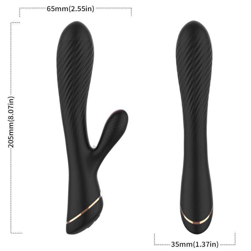 ARMONY - VIBRATOR KANINCHEN SILIKON SCHWARZ - Vanelion Paradise