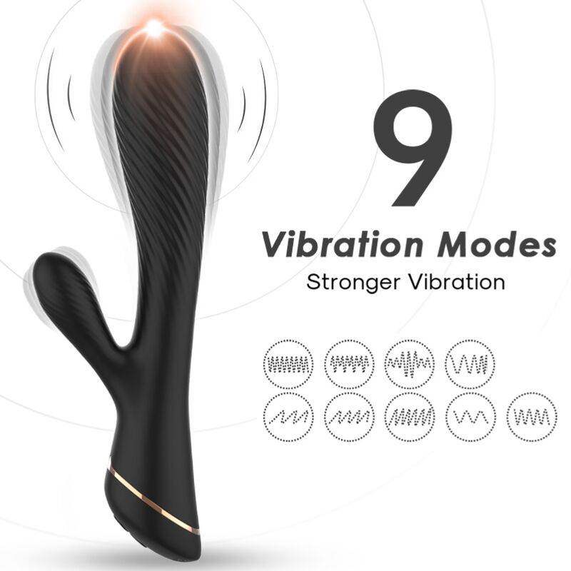 ARMONY - VIBRATOR KANINCHEN SILIKON SCHWARZ - Vanelion Paradise