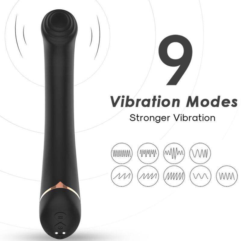 ARMONY - VIBRATOR FALTKOPF SILIKON SCHWARZ - Vanelion Paradise