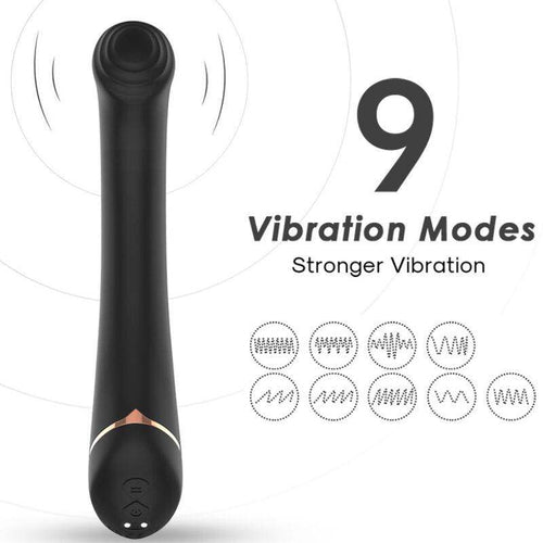 ARMONY - VIBRATOR FALTKOPF SILIKON SCHWARZ - Vanelion Paradise