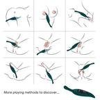 ARMONY - STIMULATOR & VIBRATOR BLATTGRÜN - Vanelion Paradise