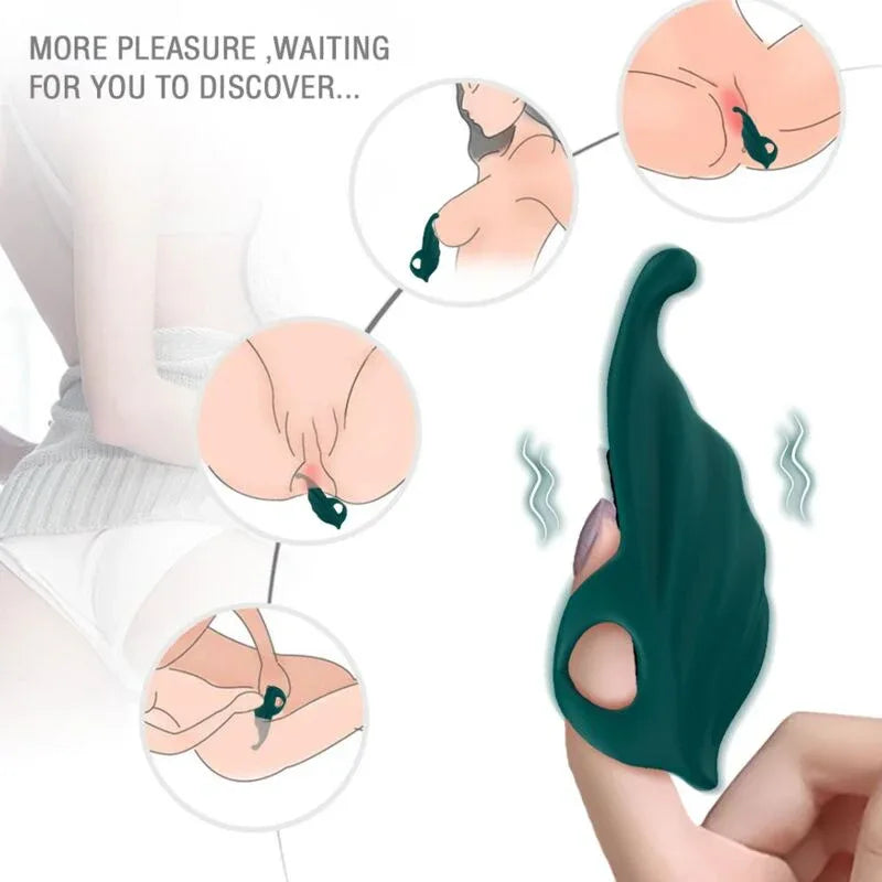 ARMONY - FINGERSTIMULATOR & VIBRATOR GRÜN - Vanelion Paradise