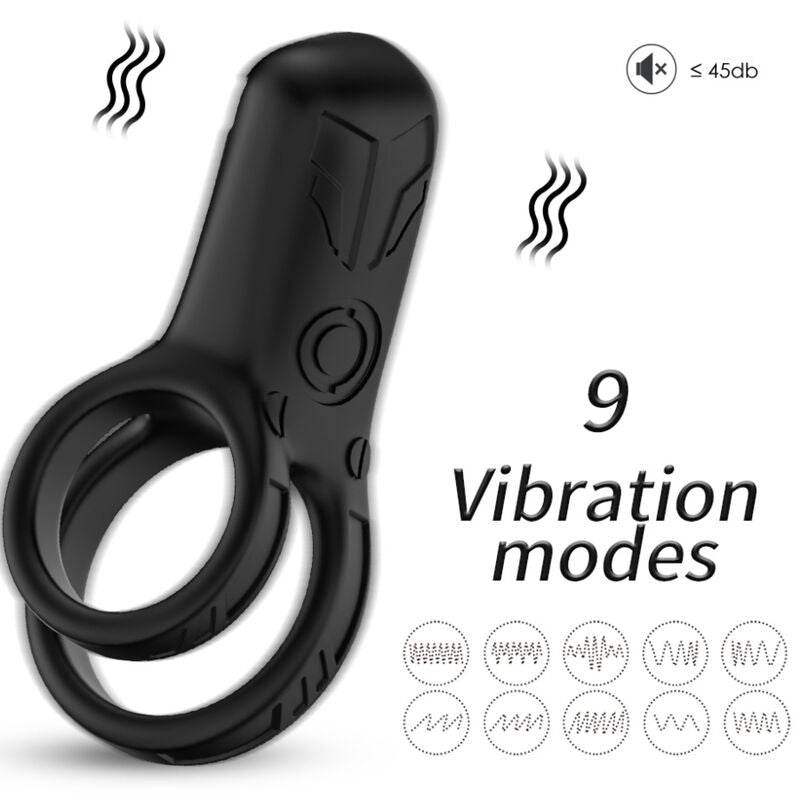 ARMONY - DOPPELRINGVIBRATOR SCHWARZ - Vanelion Paradise