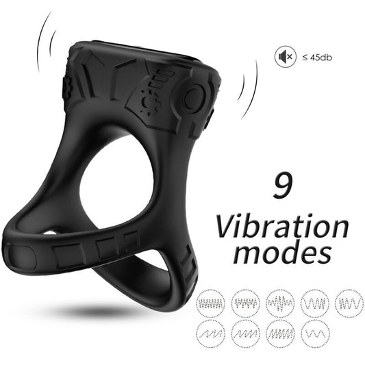 ARMONY - RINGVIBRATOR & MULTIPOSITION SCHWARZ