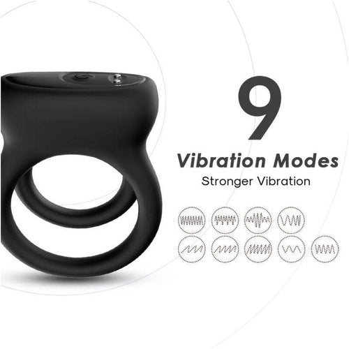 ARMONY - DOPPELRINGVIBRATOR SCHWARZ - Vanelion Paradise