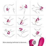 ARMONY - SECRETKISS LECKT VIBRIERENDEN CLIT UND VIBRATOR IN GEBOGENEM FUCHSIA - Vanelion Paradise
