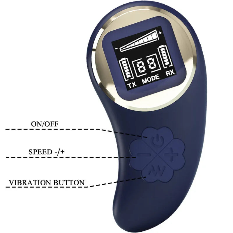 PRETTY LOVE - MINA VIBRIERENDES EI MIT FERNBEDIENUNG BLAU - Vanelion Paradise