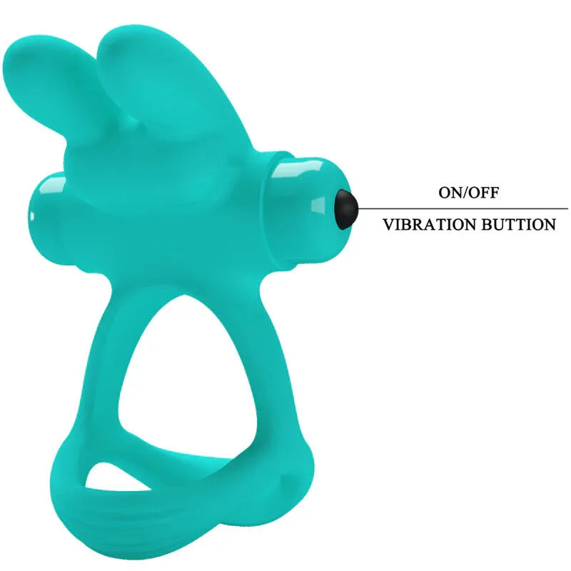 PRETTY LOVE - DANTE GREEN RABBIT VIBRATORRING - Vanelion Paradise