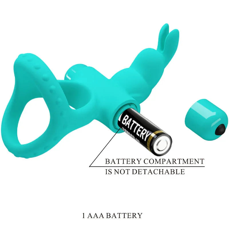 PRETTY LOVE - FIGGY GREEN RABBIT VIBRATORRING - Vanelion Paradise