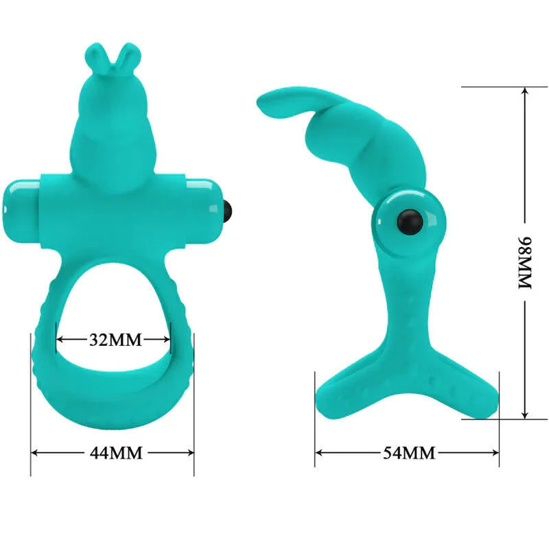 PRETTY LOVE - FIGGY GREEN RABBIT VIBRATORRING - Vanelion Paradise