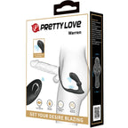 PRETTY LOVE - WARREN BLACK ANALRING & VIBRATOR - Vanelion Paradise