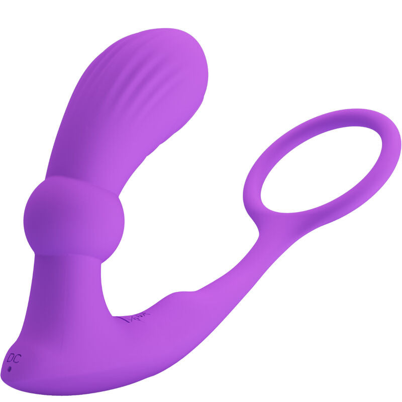 PRETTY LOVE - WARREN VIOLET ANALRING & VIBRATOR