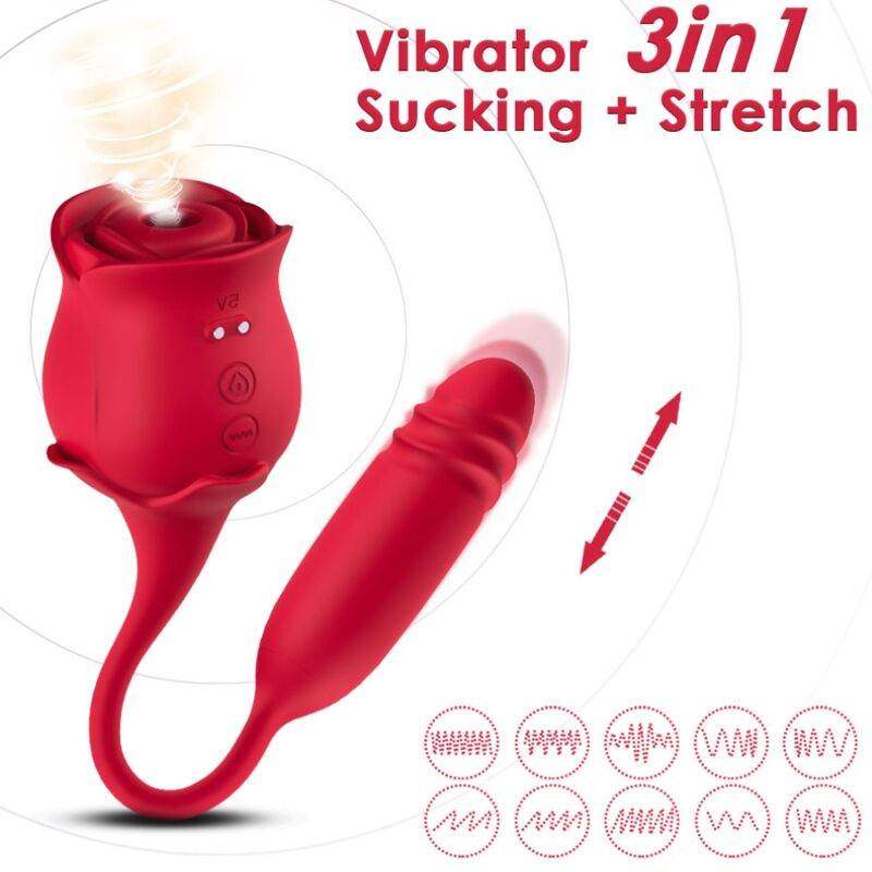 ARMONY - ROSEKNIGTH LECKT VIBRIERENDEN CLIT UND VIBRATOR ROT - Vanelion Paradise