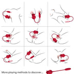 ARMONY - ROSELIP LECKT VIBRIERENDEN CLIT UND VIBRATOR ROT - Vanelion Paradise