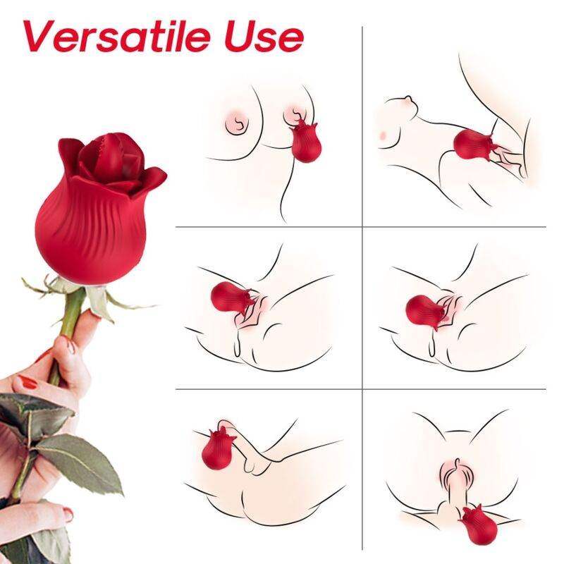 ARMONY - ROSA VIBRATOR & STIMULATOR ROT - Vanelion Paradise