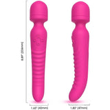 ARMONY - MISSION MASSAGER & VIBRATOR WÄRMEEFFEKT FUCHSIA - Vanelion Paradise