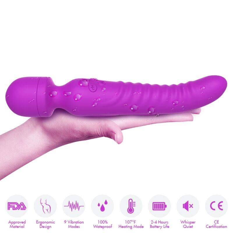 ARMONY - MISSION MASSAGER & VIBRATOR WÄRMEEFFEKT LILA - Vanelion Paradise