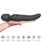 ARMONY - MISSION MASSAGER & VIBRATOR WÄRMEEFFEKT SCHWARZ - Vanelion Paradise