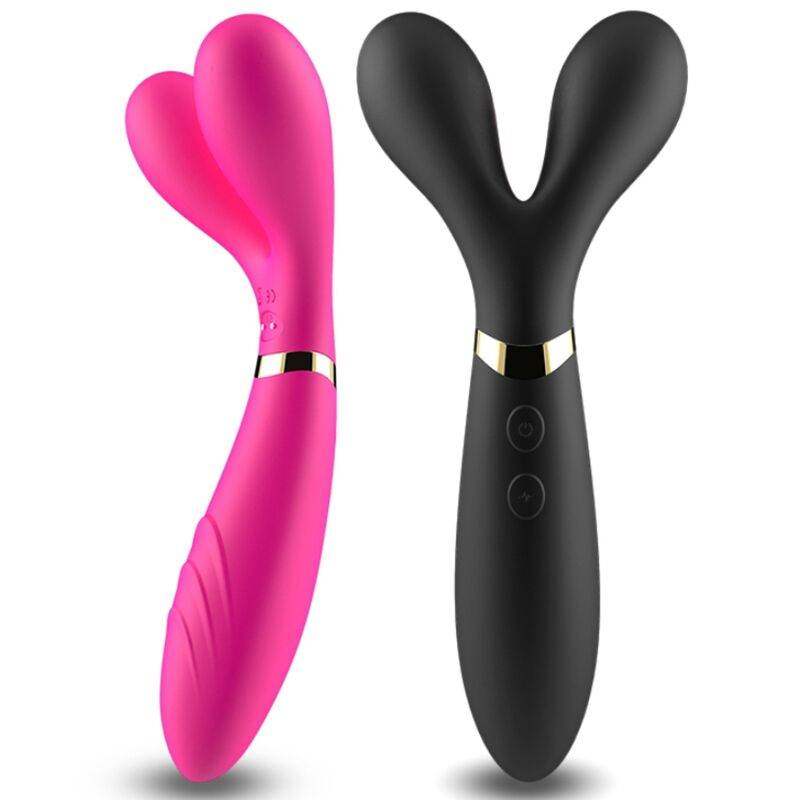 ARMONY - Y-WAND MASSAGER & VIBRATOR DOPPELKOPF SCHWARZ - Vanelion Paradise