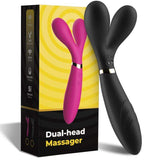 ARMONY - Y-WAND MASSAGER & VIBRATOR DOPPELKOPF SCHWARZ - Vanelion Paradise