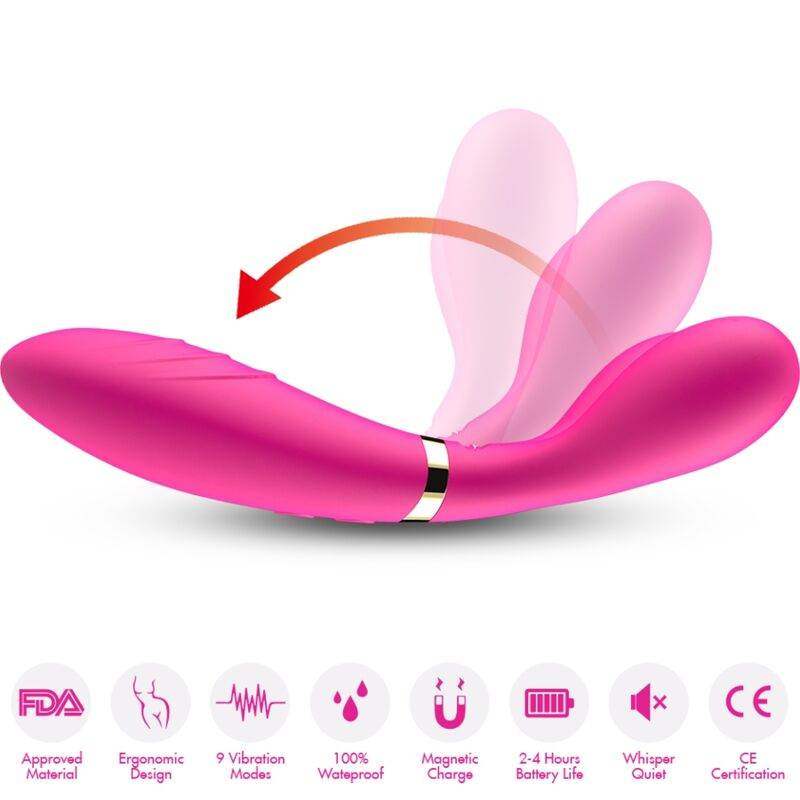 ARMONY - Y-WAND MASSAGER & VIBRATOR DOPPELKOPF FUCHSIA - Vanelion Paradise
