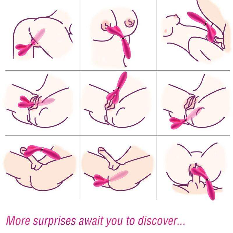 ARMONY - Y-WAND MASSAGER & VIBRATOR DOPPELKOPF FUCHSIA - Vanelion Paradise