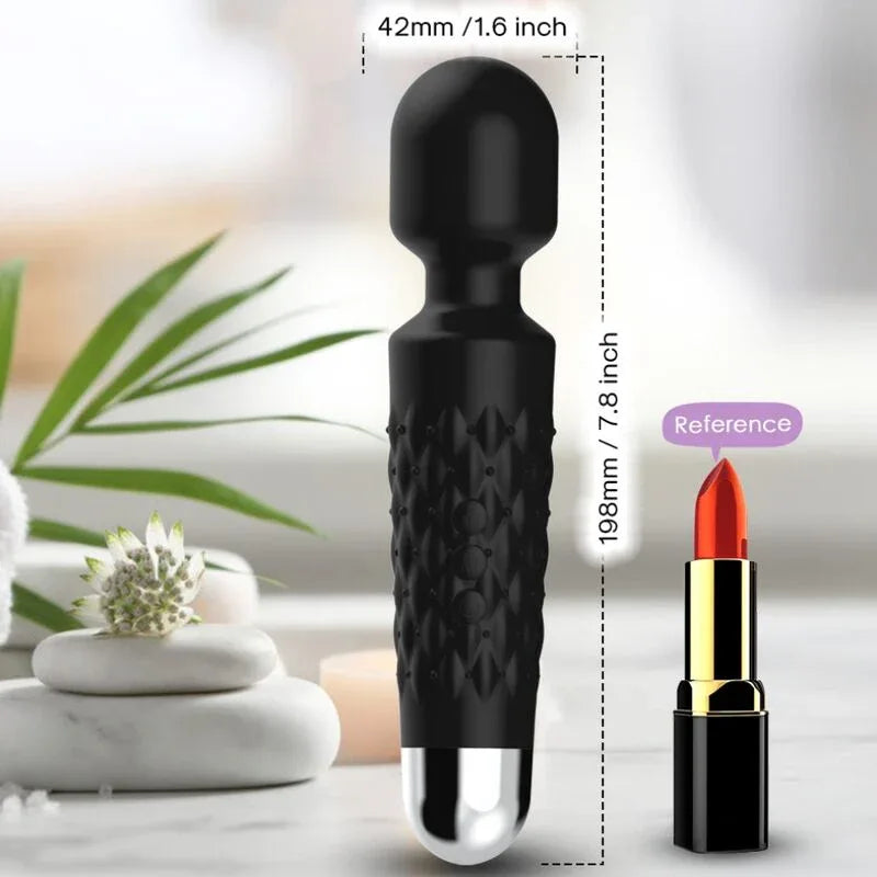 ARMONY - POSTMAN MASSAGER & VIBRATOR SUPER FLEXIBLER KOPF SCHWARZ - Vanelion Paradise