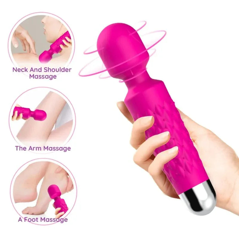 ARMONY - POSTMAN MASSAGER & VIBRATOR SUPER FLEXIBLER KOPF FUCHSIA - Vanelion Paradise