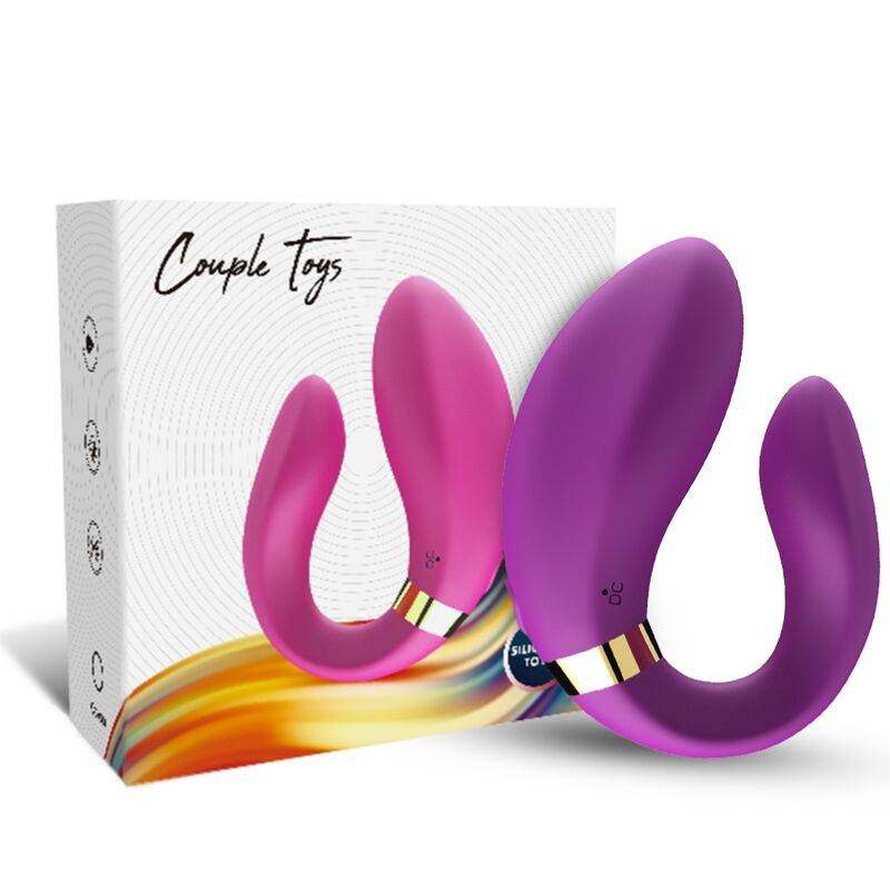 ARMONY - CRESCENT VIBRATOR FÜR PAARE, FERNBEDIENUNG, LILA - Vanelion Paradise