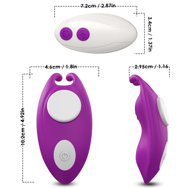 ARMONY - HONEYBEE TRAGBARES HÖSCHEN VIBRATOR G-SPOT FERNBEDIENUNG LILA