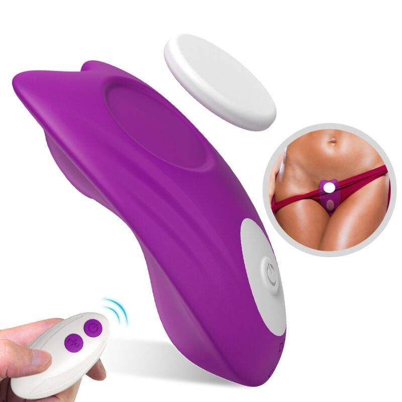 ARMONY - BUTTERFLY TRAGBARES HÖSCHEN VIBRATOR MIT FERNBEDIENUNG LILA - Vanelion Paradise