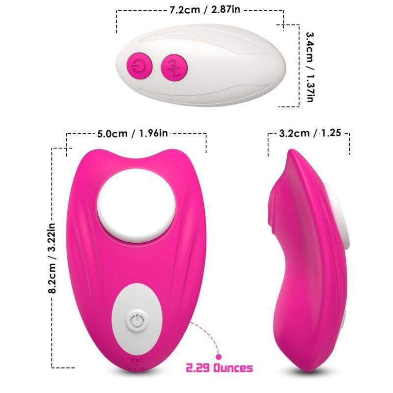ARMONY - BUTTERFLY TRAGBARES HÖSCHEN VIBRATOR FERNBEDIENUNG ROSA - Vanelion Paradise