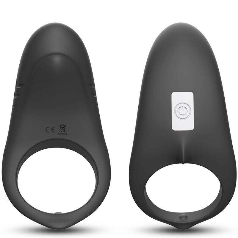 ARMONY - SHARK VIBRATORRING FÜR PAARE FERNBEDIENUNG SCHWARZ - Vanelion Paradise