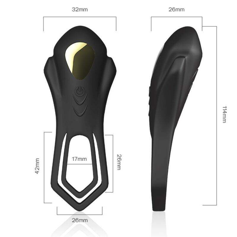 ARMONY - ROADSTER VIBRATOR DOPPELRING-FERNBEDIENUNG SCHWARZ - Vanelion Paradise