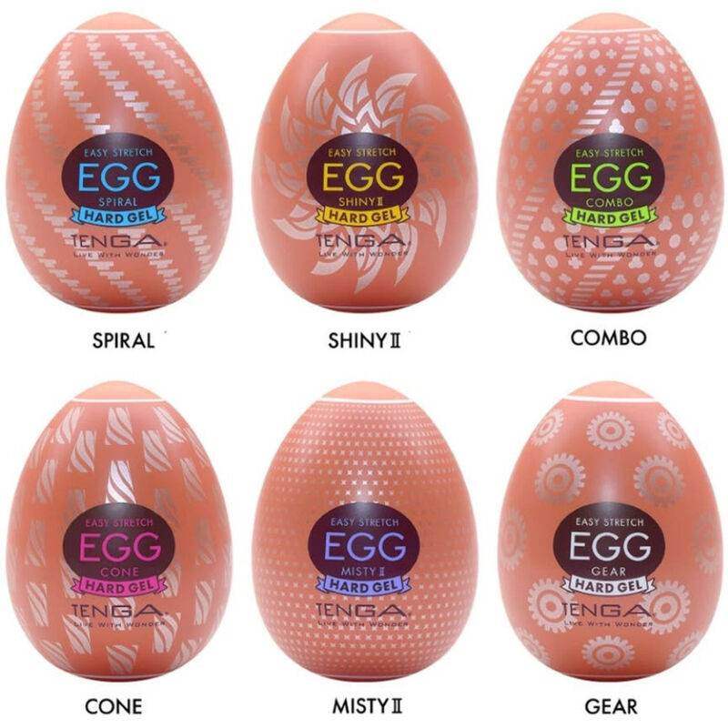 TENGA - HART GEKOCHTES MASTURBATOR-EI PACKUNG 6 EINHEITEN - Vanelion Paradise