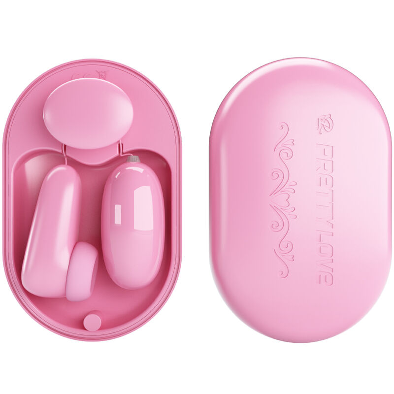 PRETTY LOVE - MAGIC BOX VIBRATIONSKUGEL & ROSA STIMULATOR