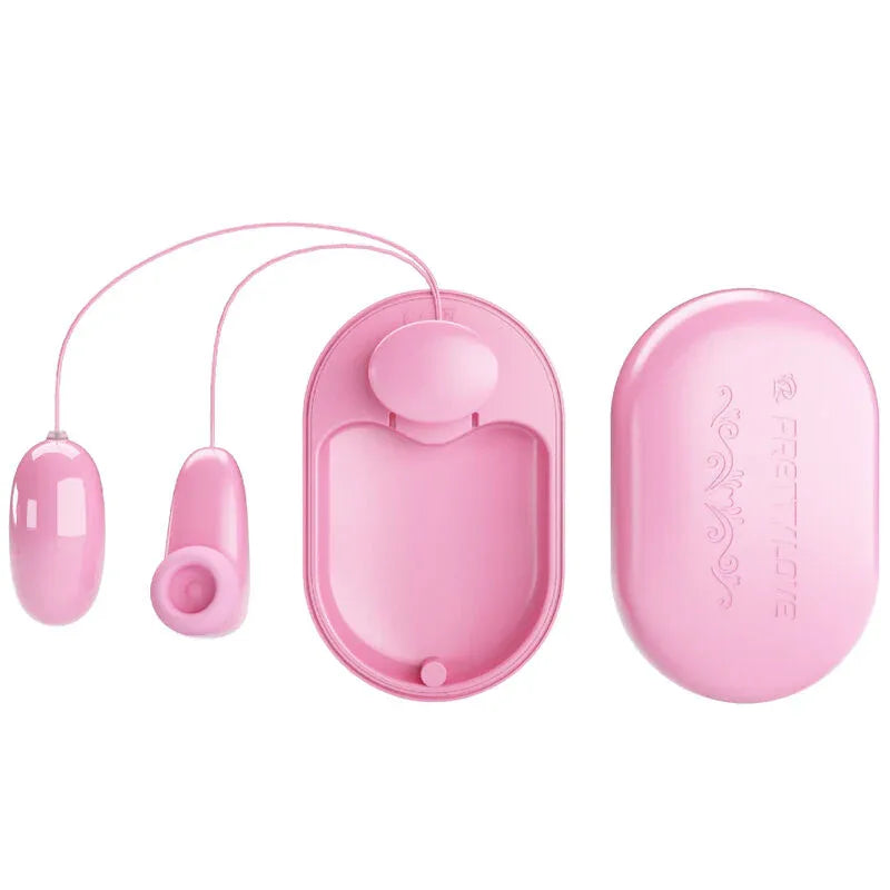 PRETTY LOVE - MAGIC BOX VIBRATIONSKUGEL & ROSA STIMULATOR - Vanelion Paradise